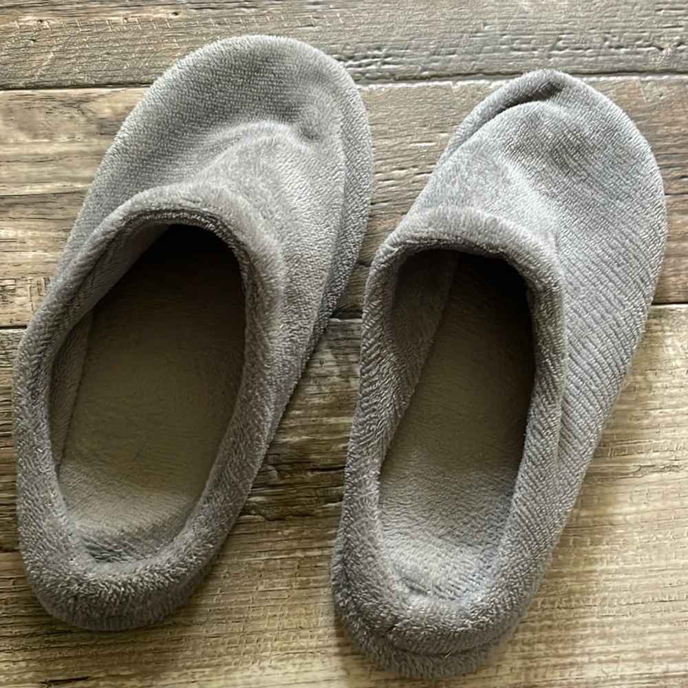 Worn slippers